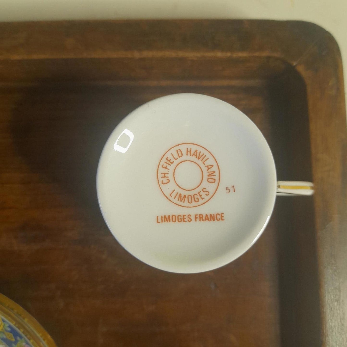 Limoges set of 6 demitasse cups and saucers