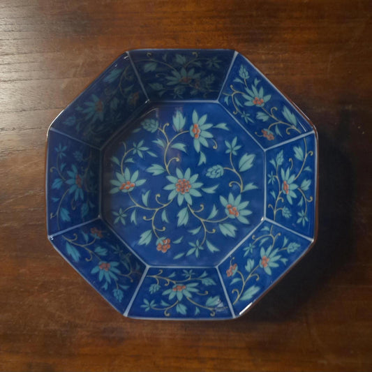 Octagonal Japanese small serving dish