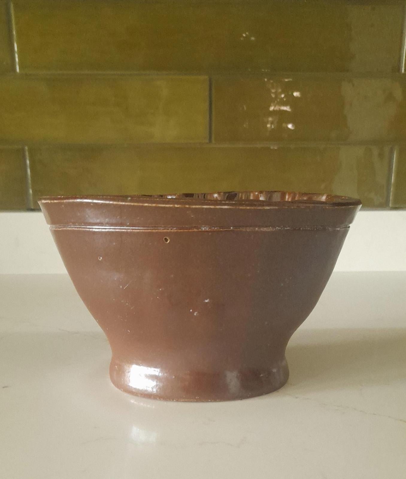 Antique Victorian salt glazed jelly mould