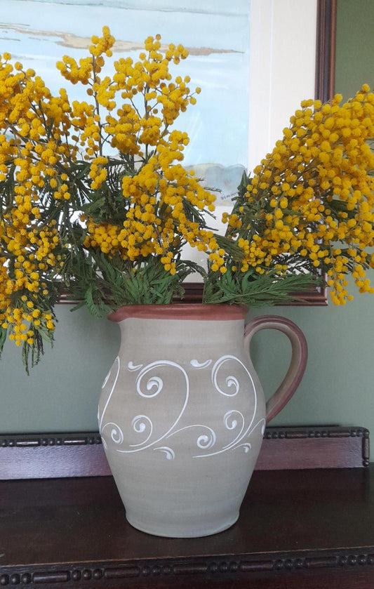 Denby Ferndale 20cm tall pitcher