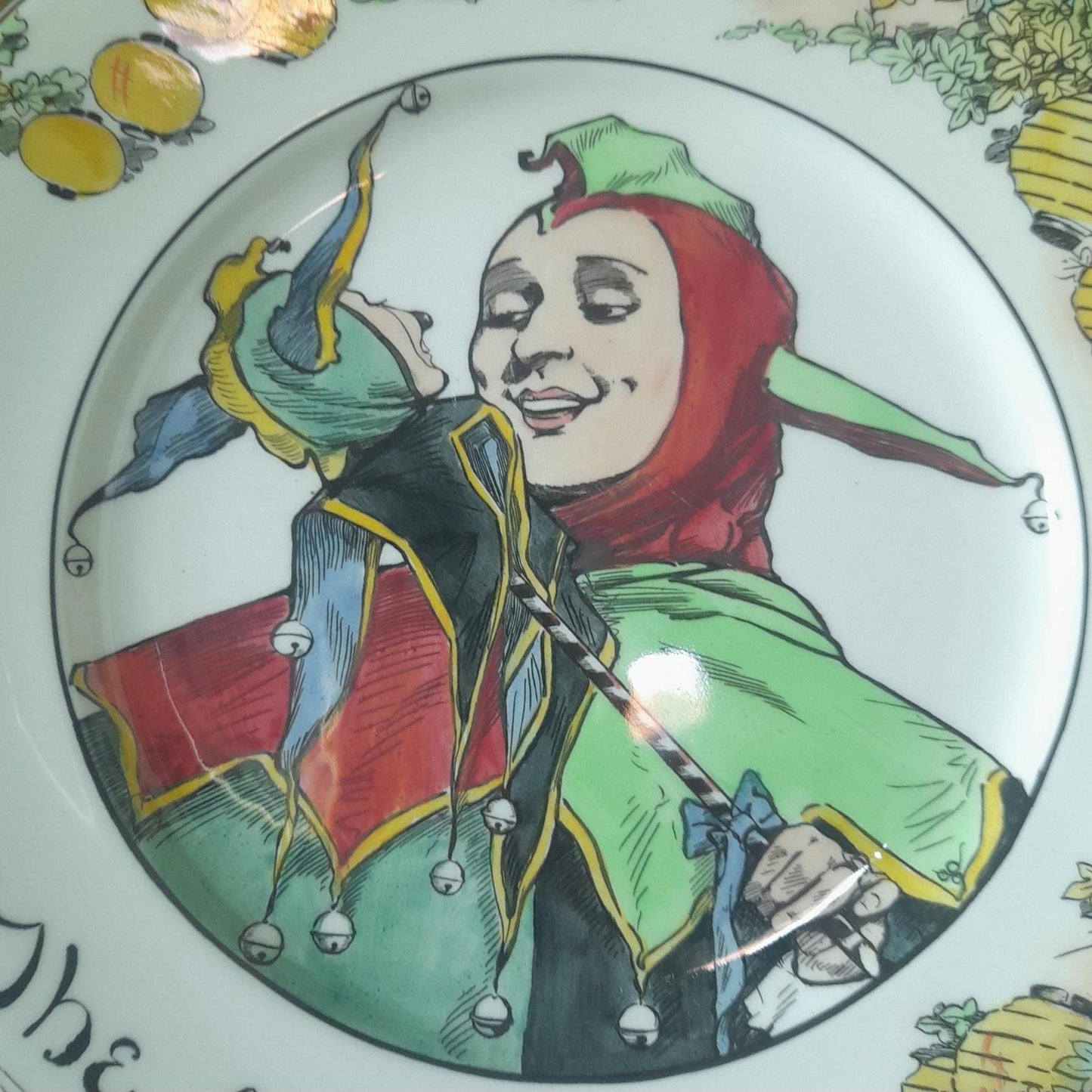 The Jester D 6277 Royal Doulton plate 10.25"