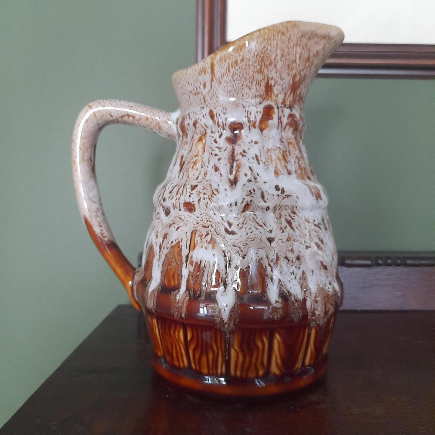 French barrel pitcher jug