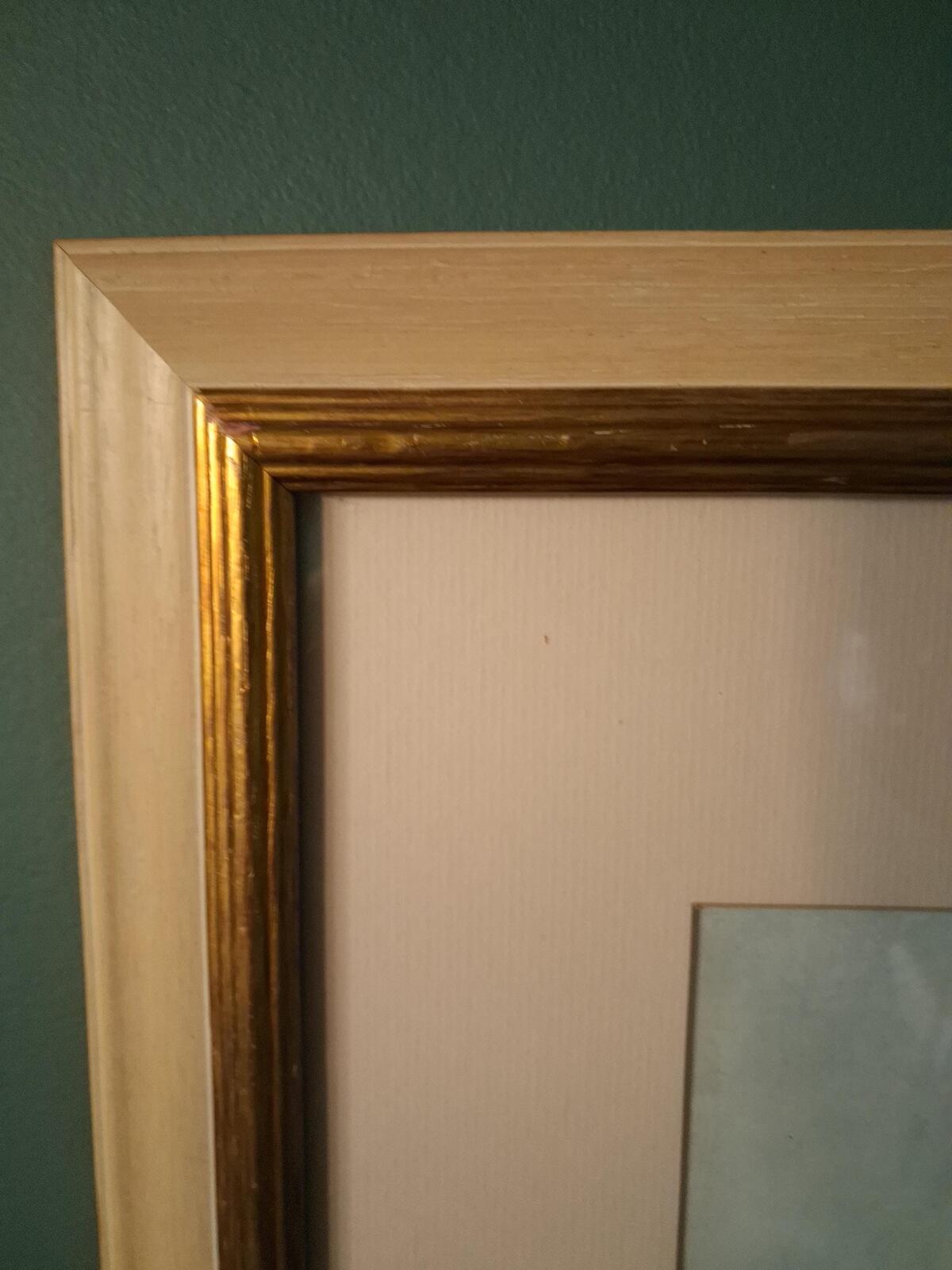 Framed copy of Helens bunch in a pot by artist Winifed Nicholson.