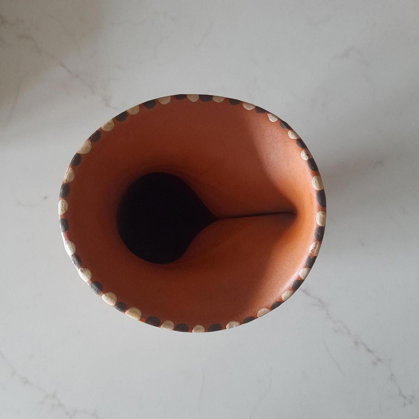 A vintage Bellon art pottery vase