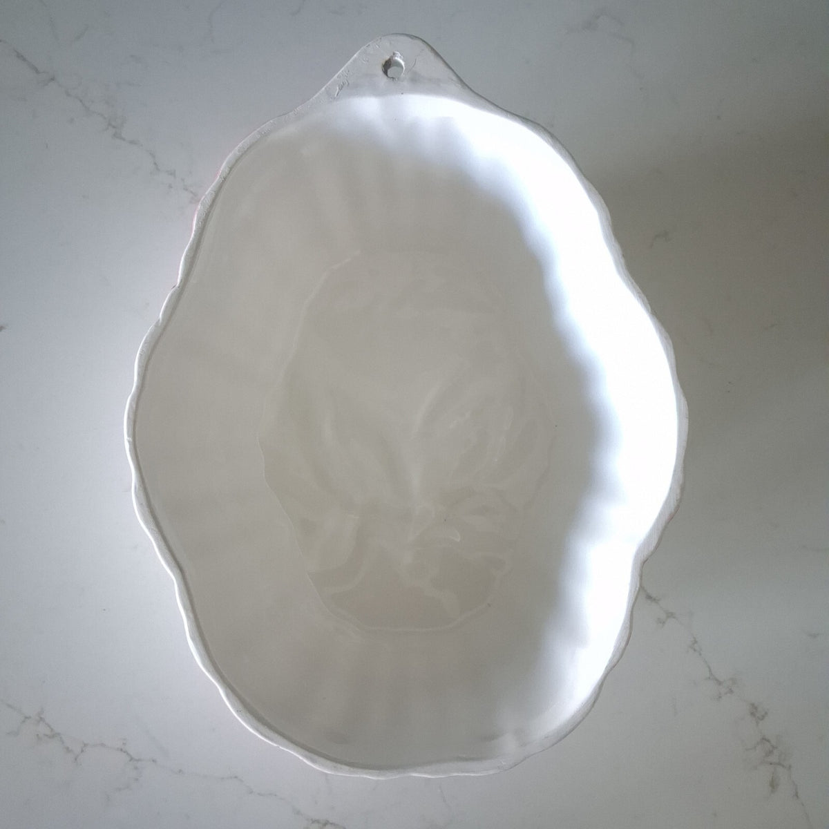 Vintage Ceramic Cowslip Jelly Mould Wall Hanging
