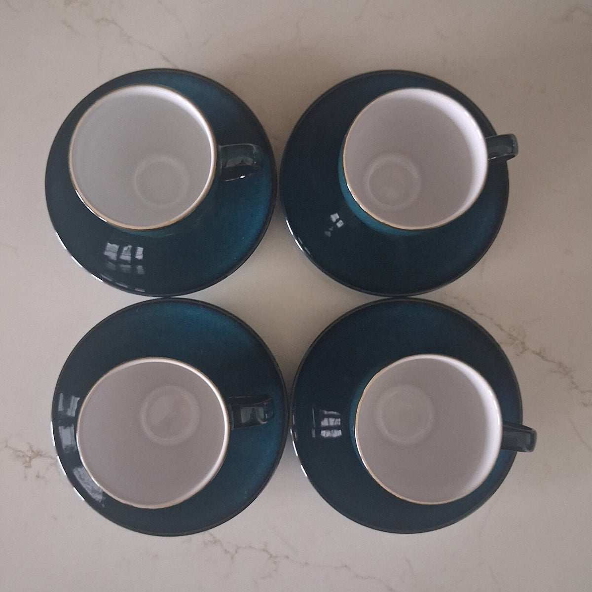 Denby Greenwich set of 4 small espresso cups