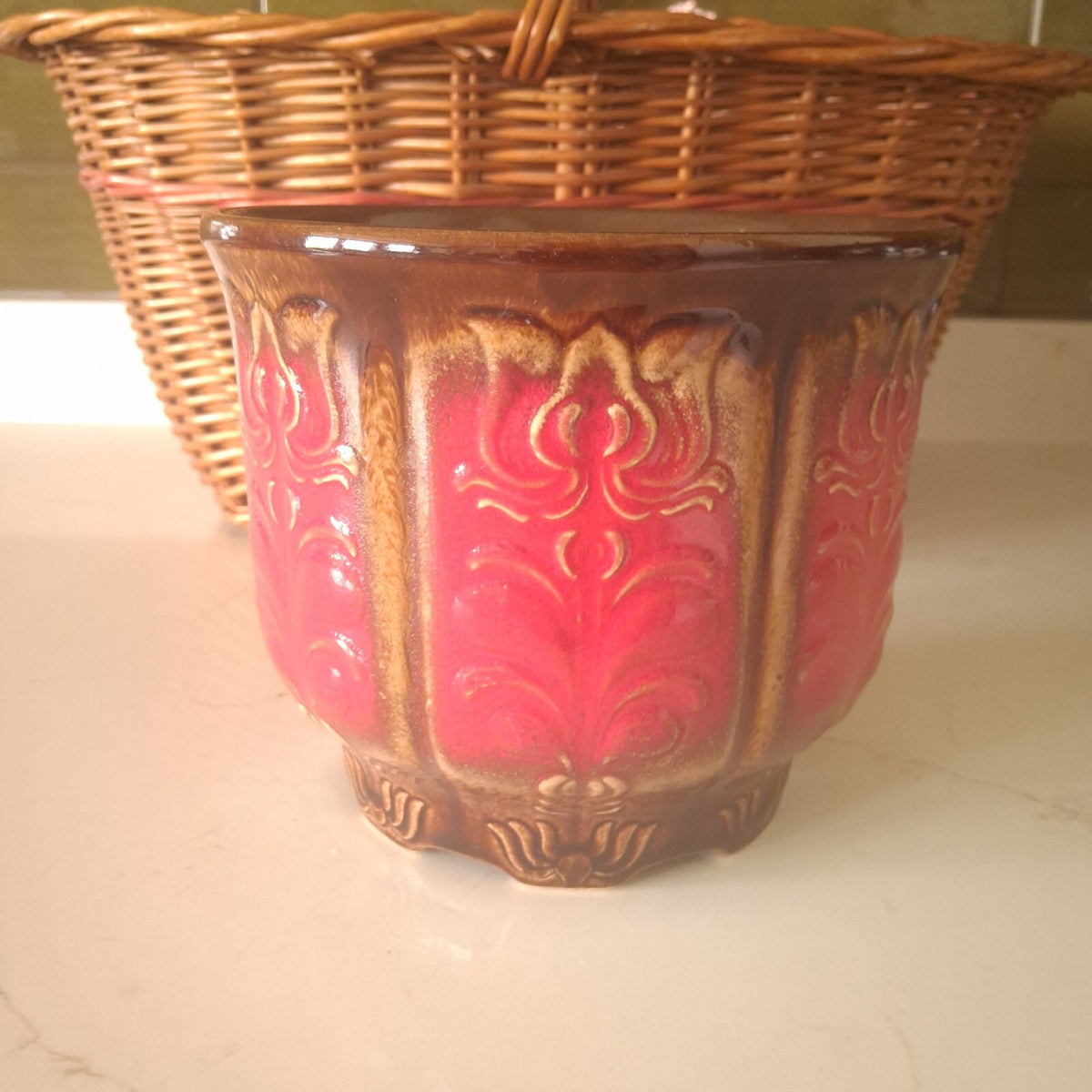 Vintage Scheurich West German Pottery Planter 810-15