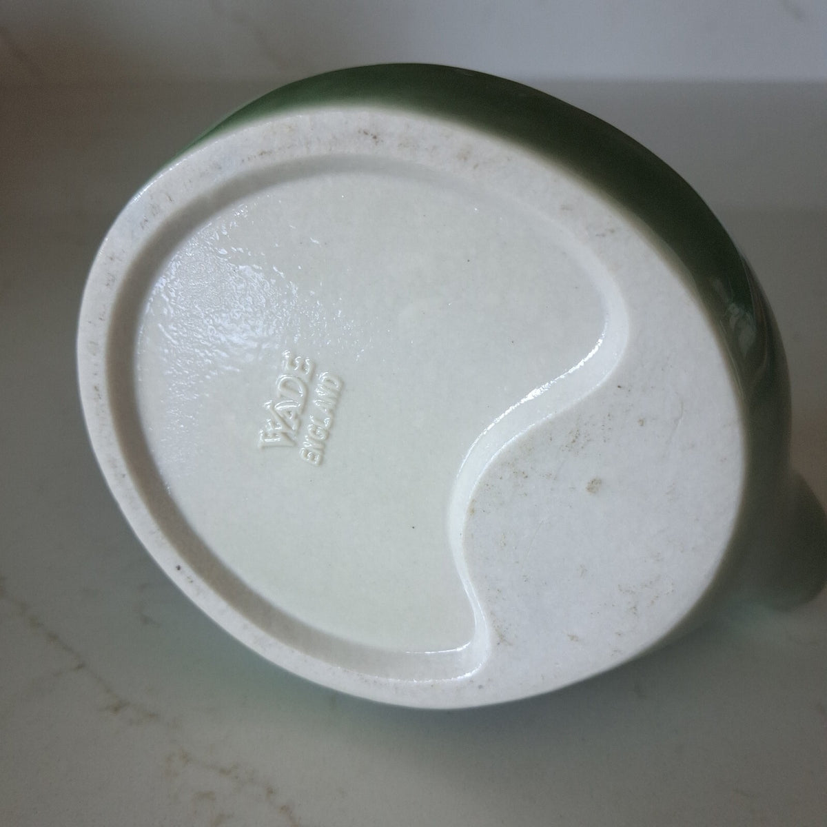 Vintage Wade England Pipe Holder Rest/ Spoon Rest Green & Brown