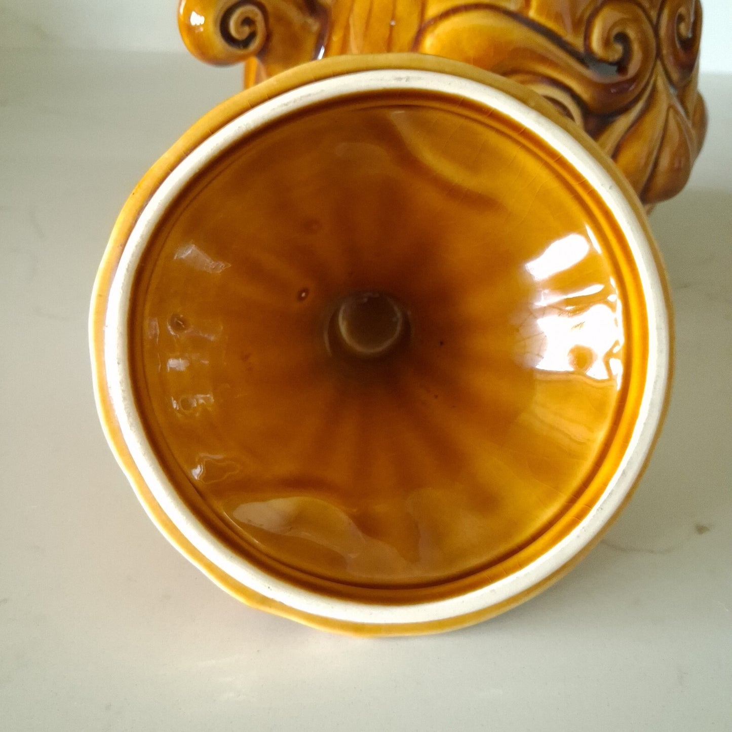 Vintage Sadler England Onion Storage Jar with Lid