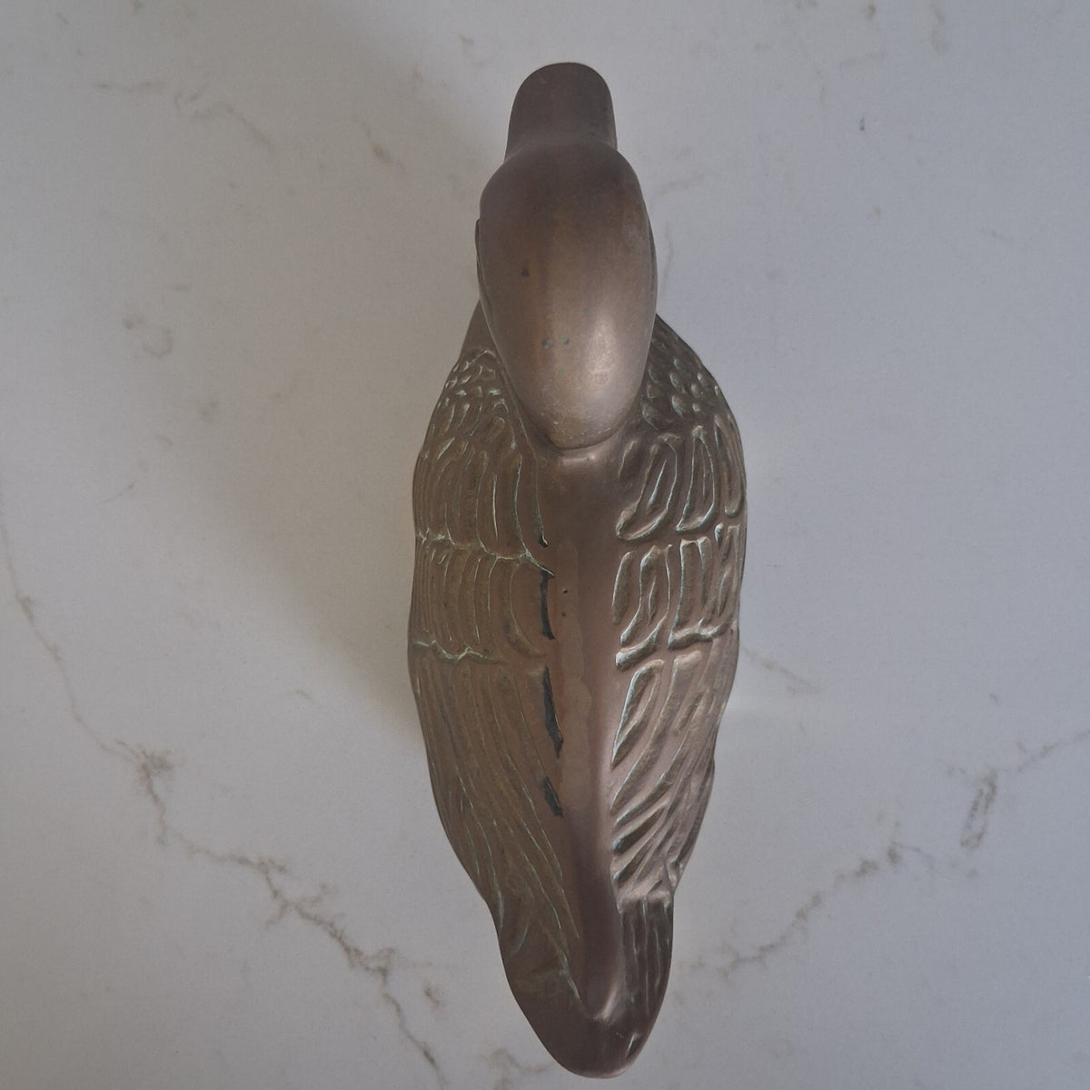 Vintage Brass Duck Figurine