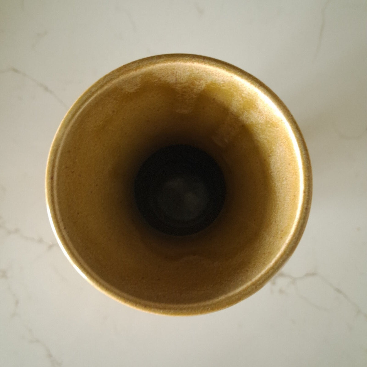 Vintage Old Court Ware Vase | Mid Century Modern Drip Glaze Vase | 7.5" Tall