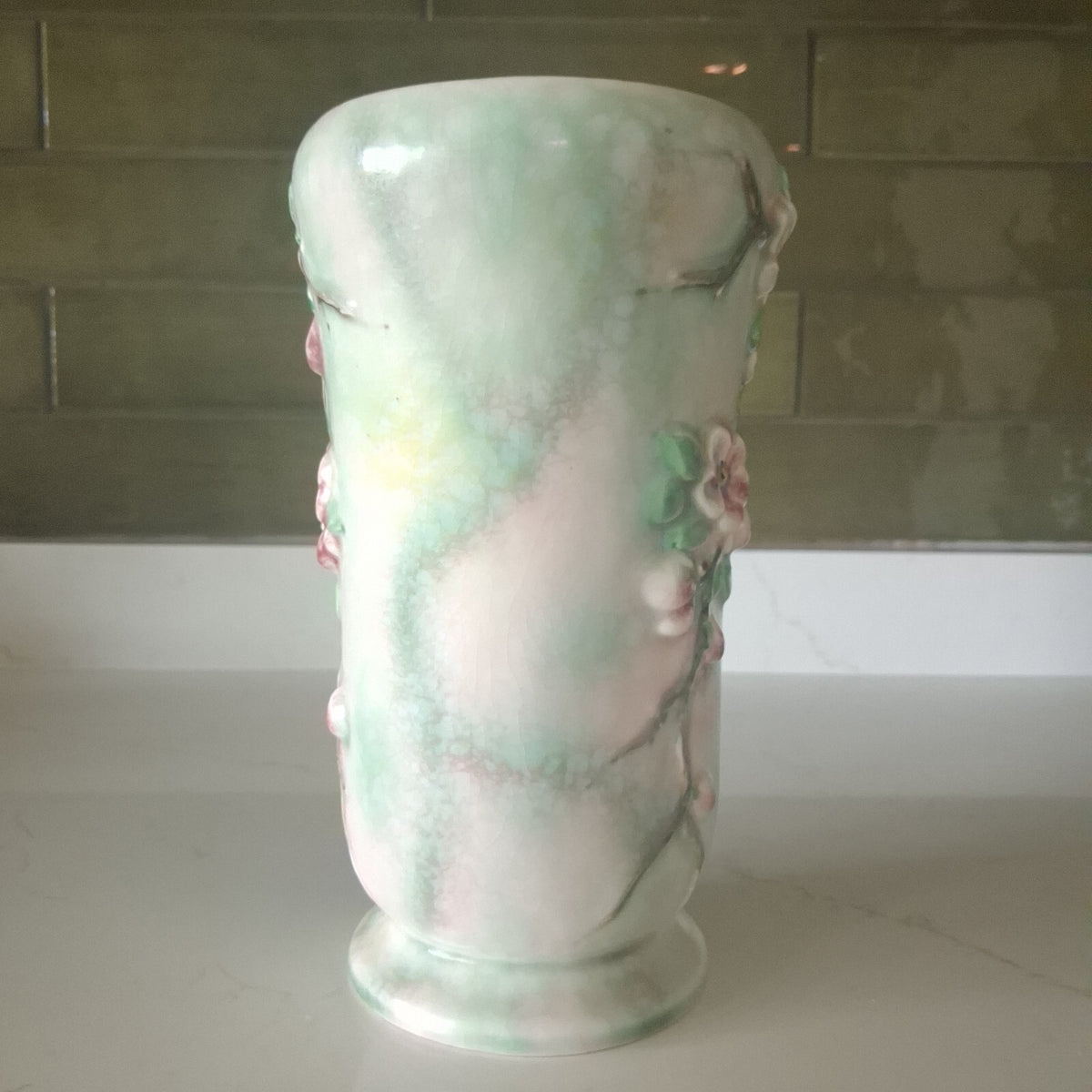 Vintage SylvaC Apple Blossom Vase 2870