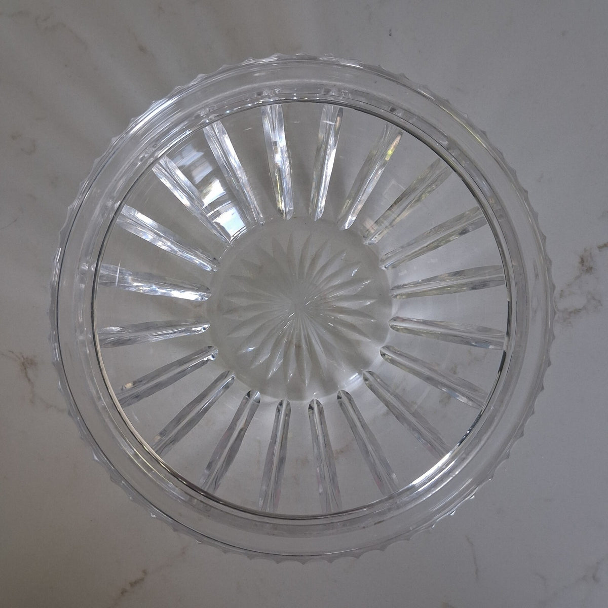 Stuart Crystal "Glengarry" Lidded Candy Dish | Cut Glass Bonbonnière 5.75"