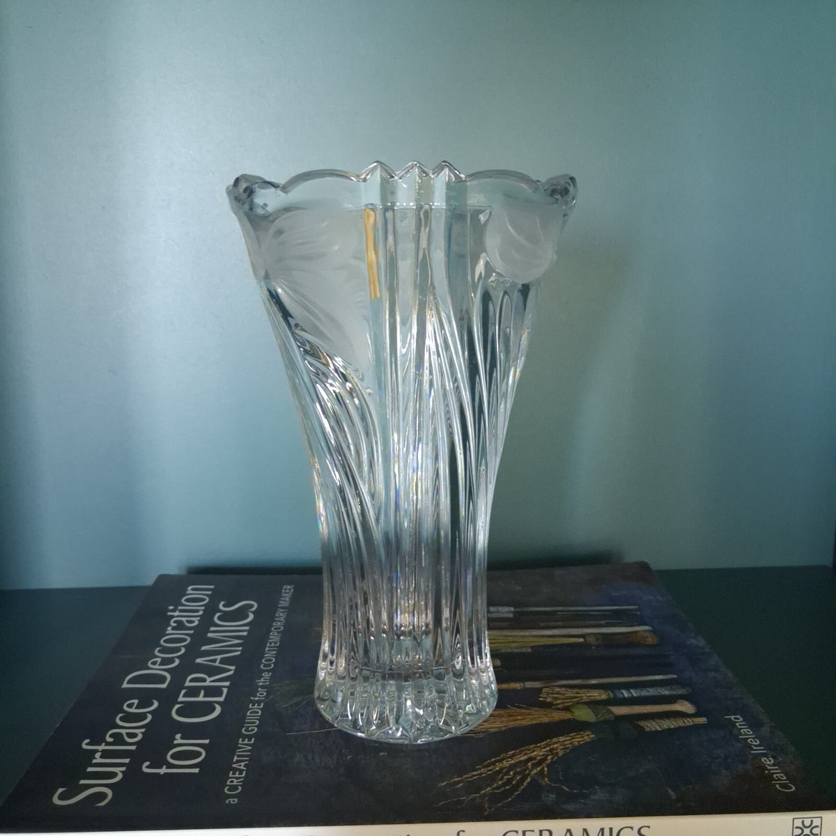 Vintage Anna Hütte Bleikristall Lead Crystal Vase