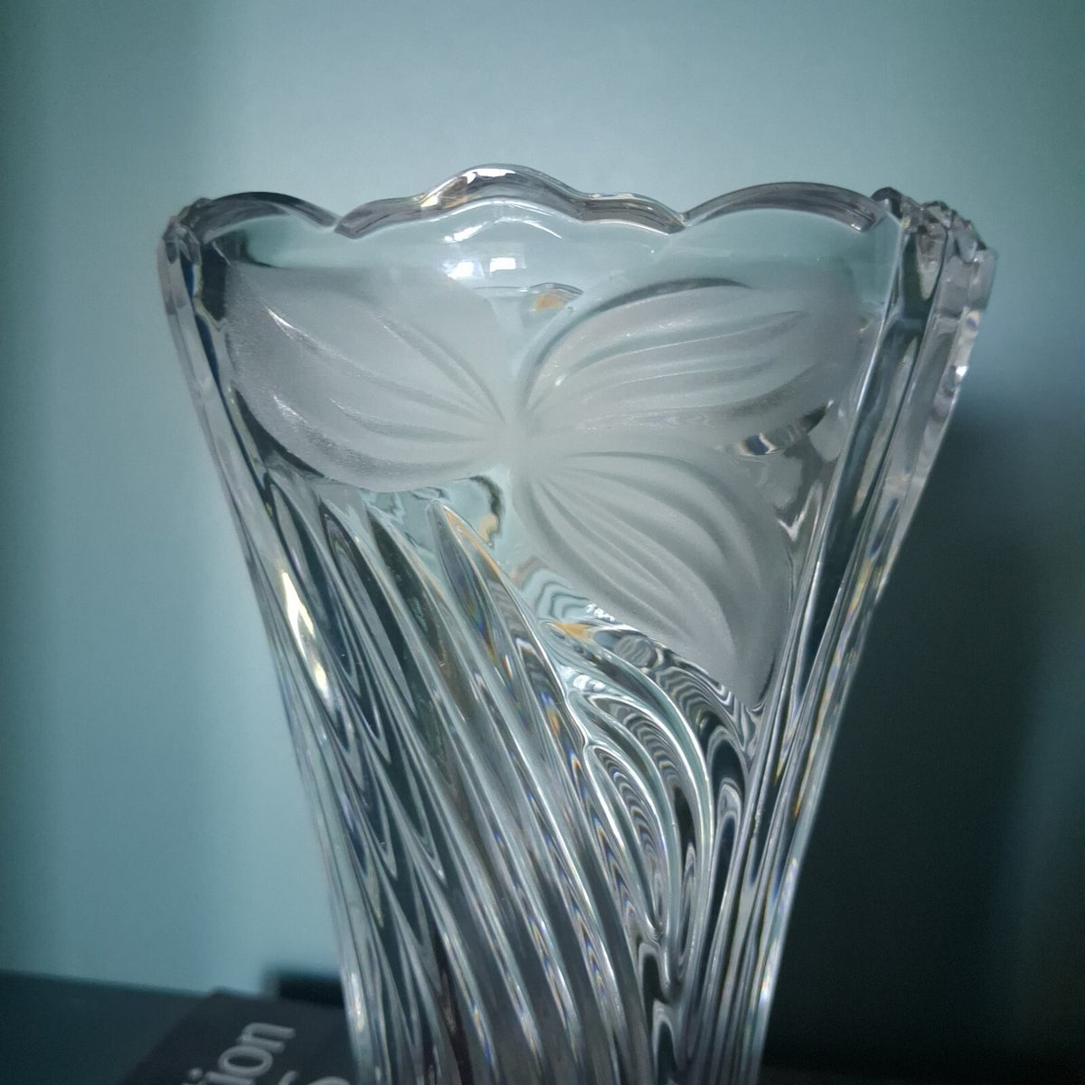 Vintage Anna Hütte Bleikristall Lead Crystal Vase
