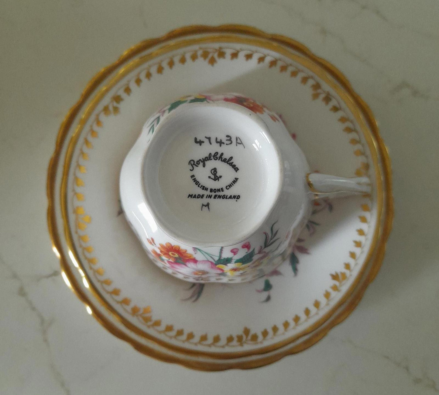 Royal Chelsea pattern 4743A tea set