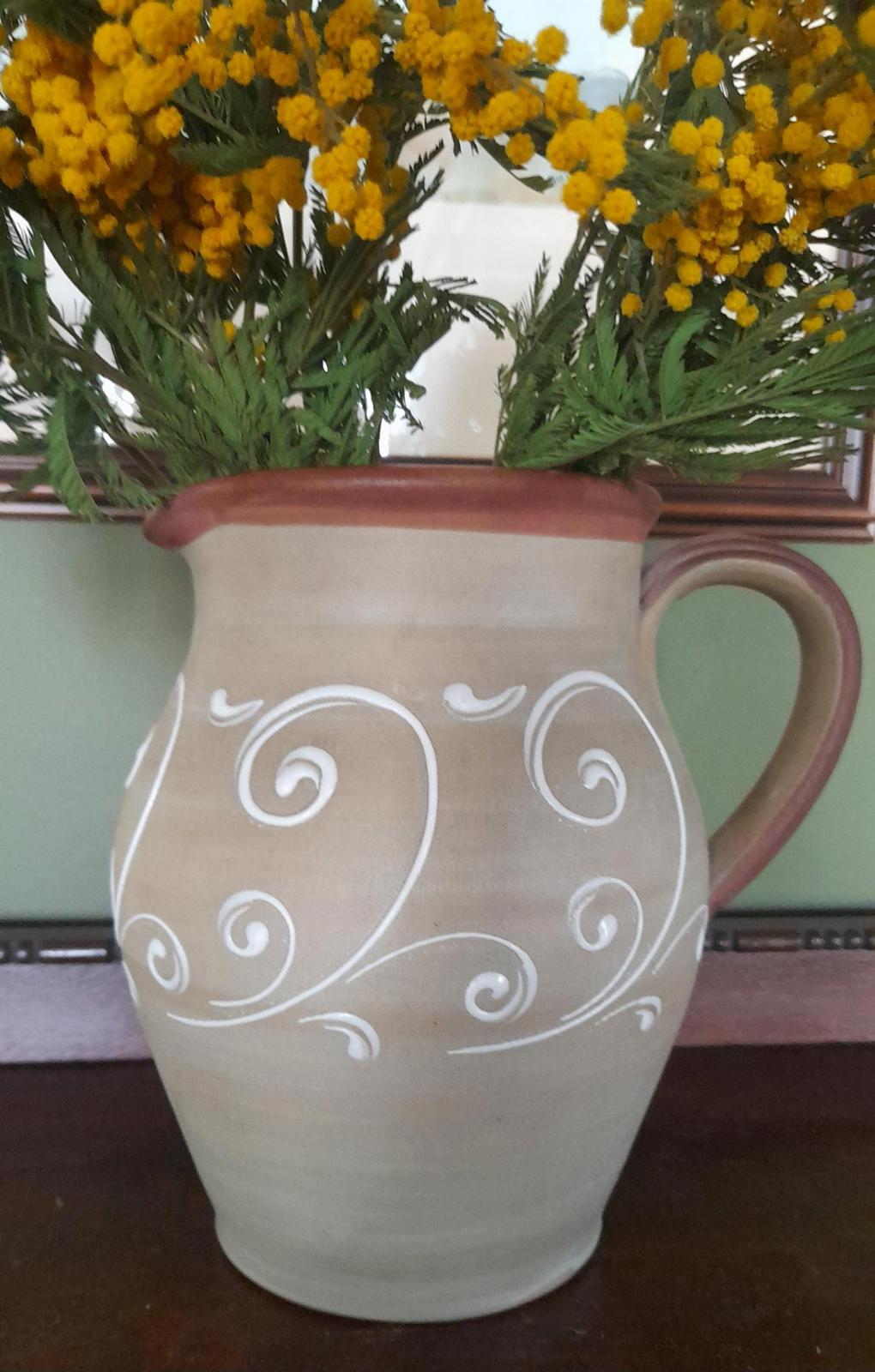 Denby Ferndale 20cm tall pitcher