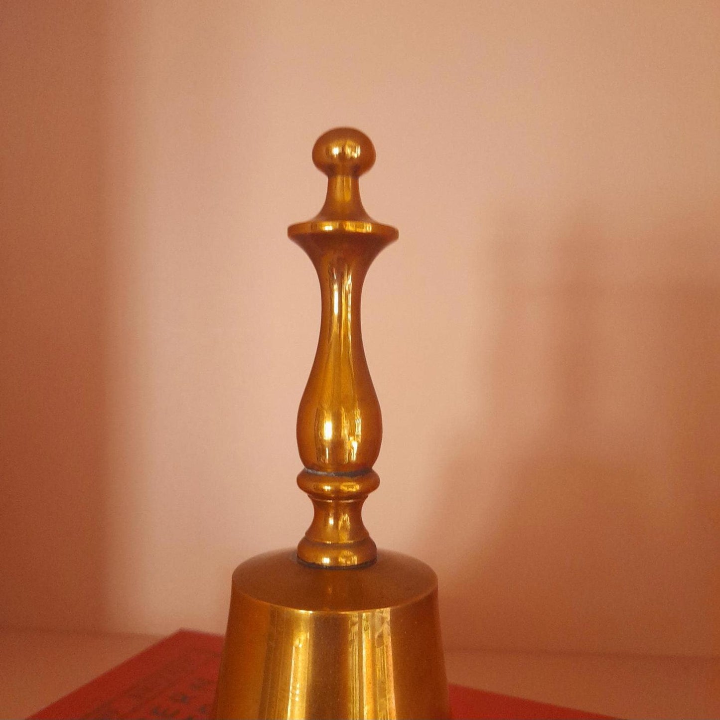 Brass bell 6.25" tall