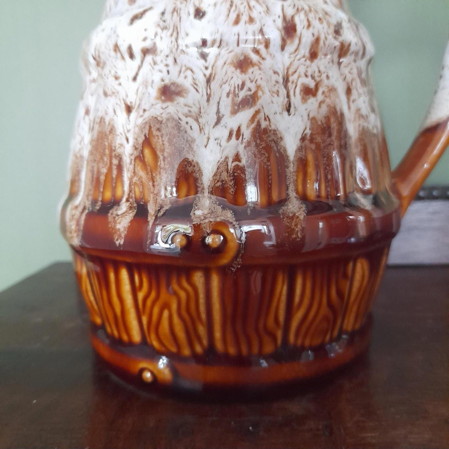 French barrel pitcher jug