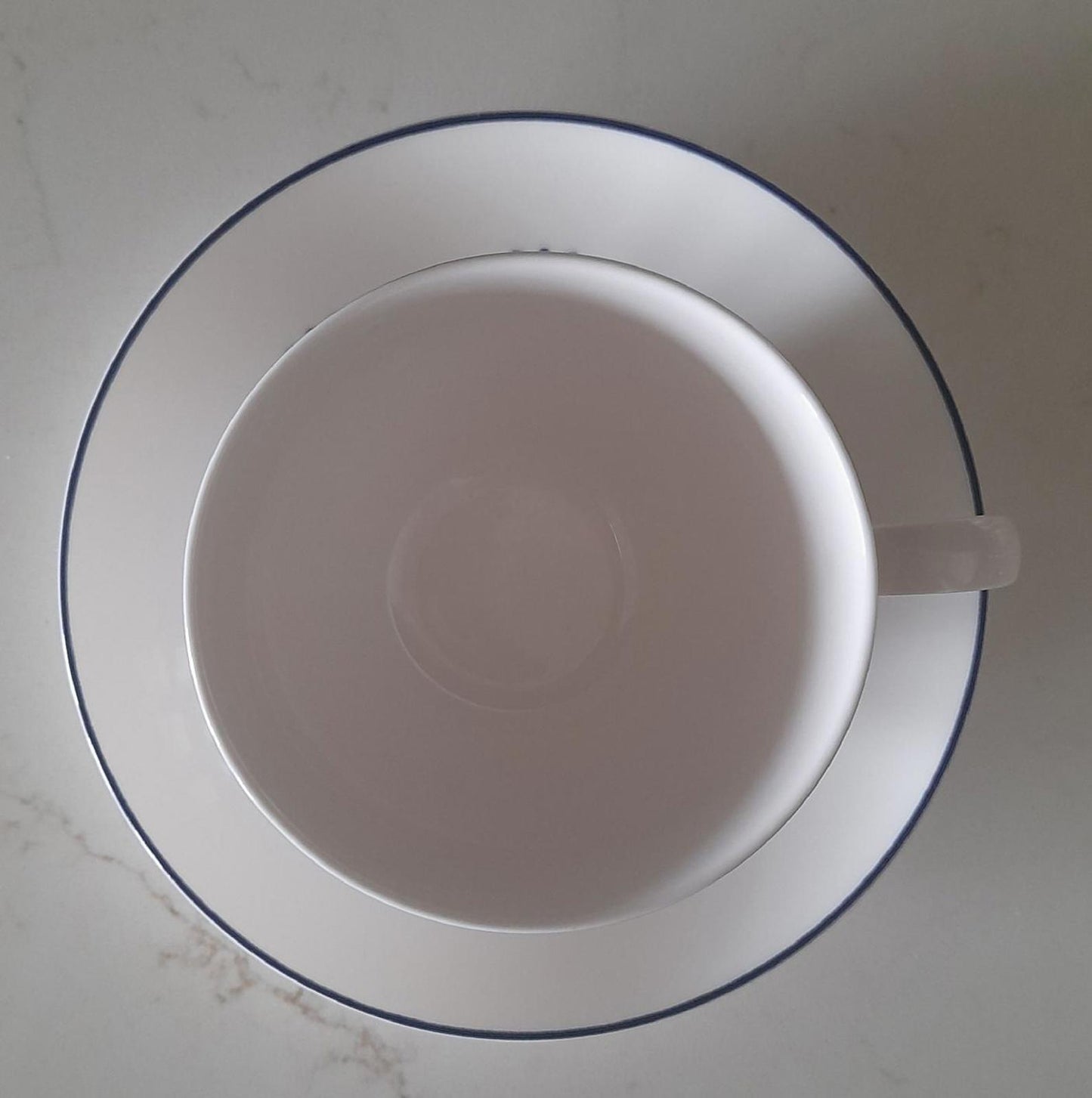 Villeroy and boch Gallo design Daily blue tea cups and saucers set of 6.