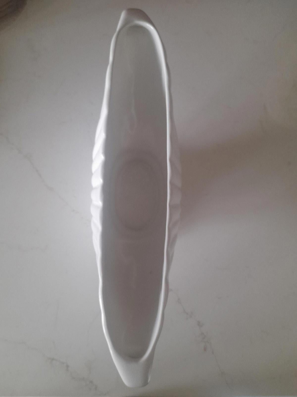Arthur Wood Kenya double handled white mantle vase