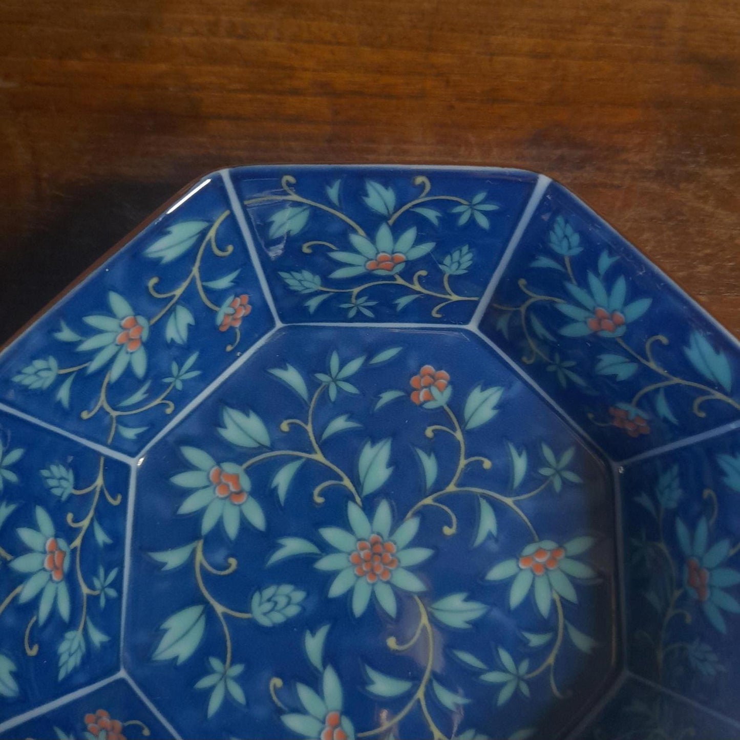 Octagonal Japanese small serving dish