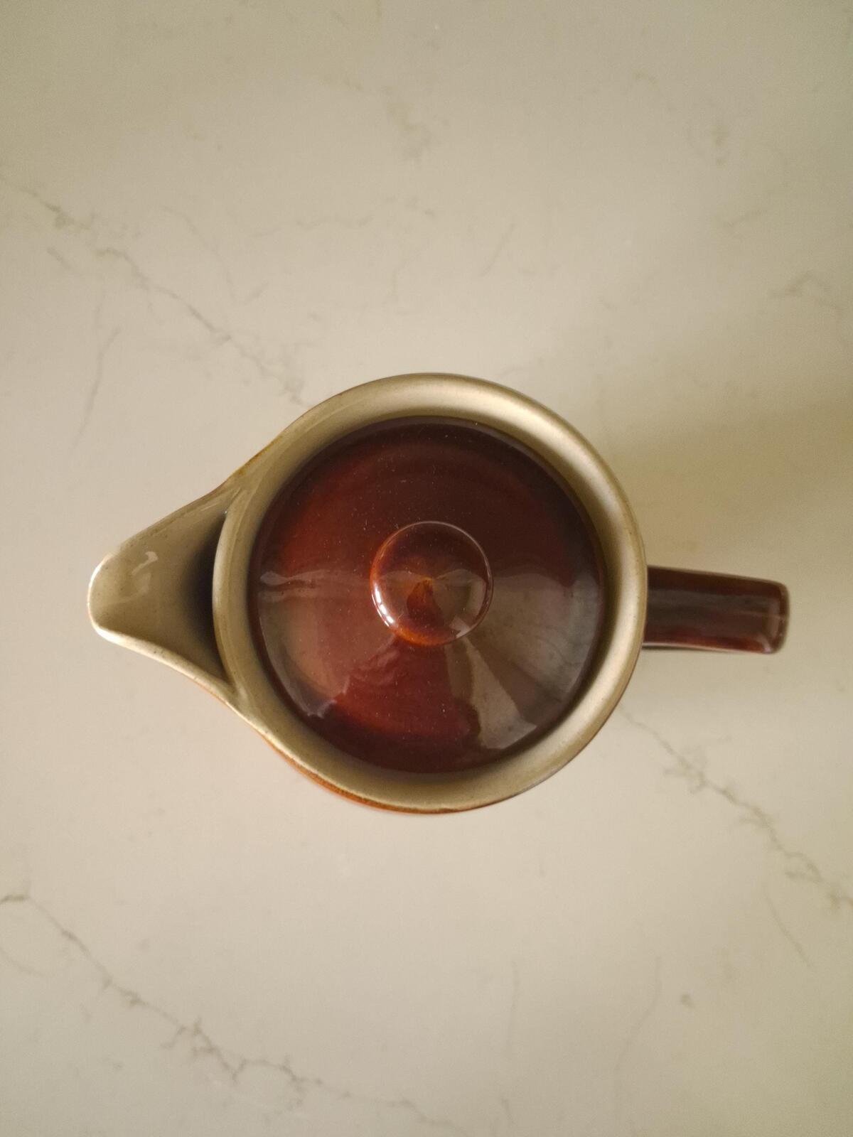 Denby brown glazed 1 1/2 pint tea/coffee pot