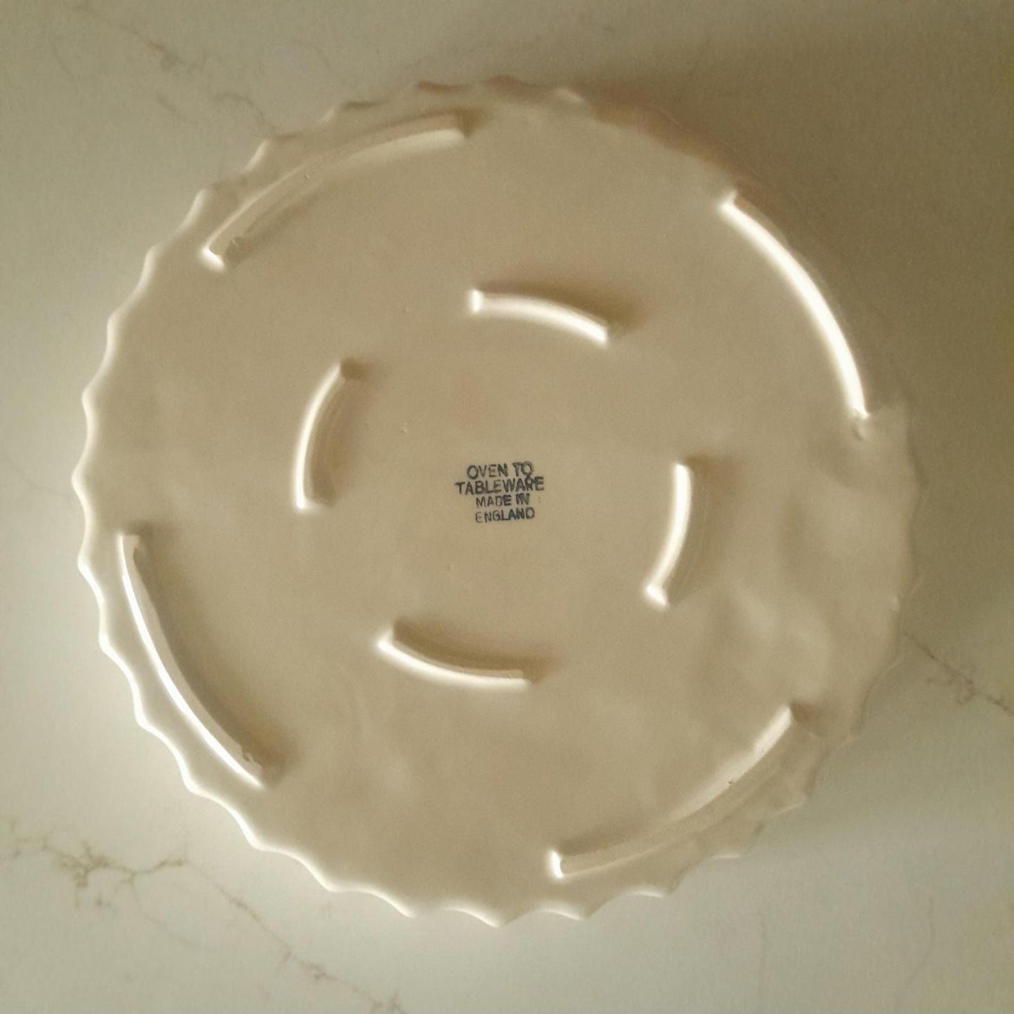 Vintage Lemon Meringue pie dish 25cm
